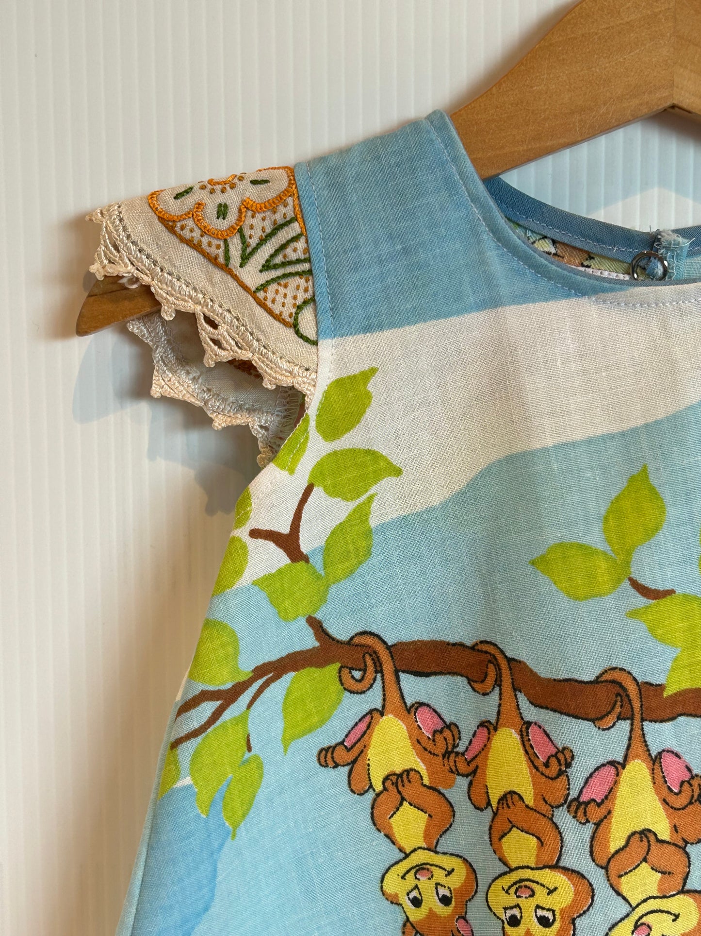 Baby doily dress - size 6-9mths